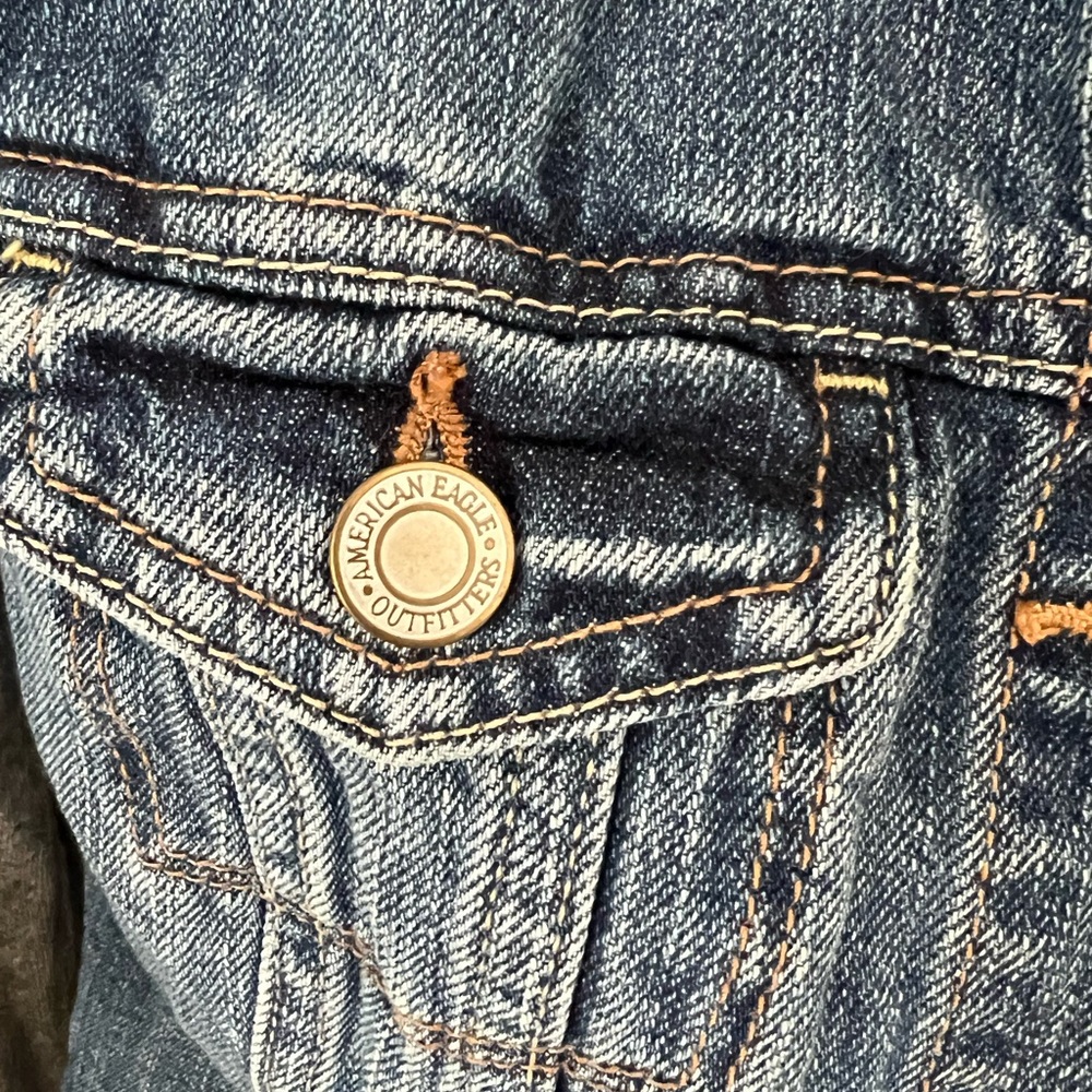 AMERICAN EAGLE OUTFITTERS Jean jacket with hood - Picture 2 of 5